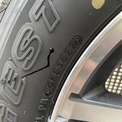 4本ホイール付ブリヂストンタイヤ16インチ