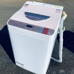 ♦️SHARP 電気洗濯乾燥機  【2016年製 】ES-TX750-P