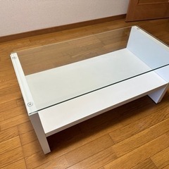 【ネット決済】【問合せ中】家具 ガラステーブル