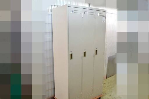 山口)KOKUYO　コクヨ　3人用ロッカー　鍵付き　 ◆BIZ1160FCY MC16A