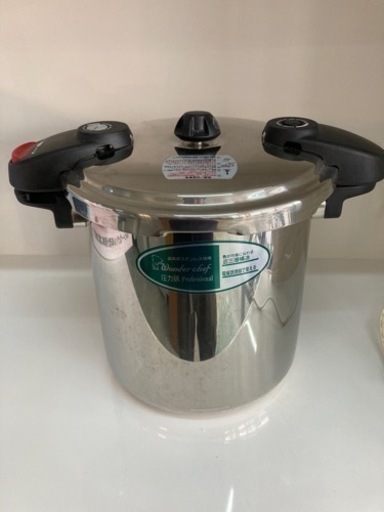 ワンダーシェフ 家庭用圧力鍋10L 中古 リサイクルショップ宮崎屋住吉店24.3.17k