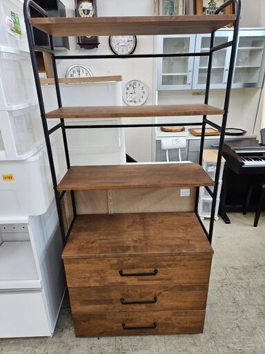 リサイクルショップどりーむ荒田店 No10589　美品！　ニトリ　チェストラック　ラバーウッド　めちゃくちゃオシャレです♪