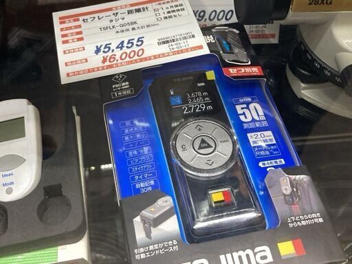 未使用　TAJIMA\tセフレーザー距離計　TSFLK-G05BK