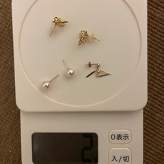 純金k18 （3グラム）　ピアスセット