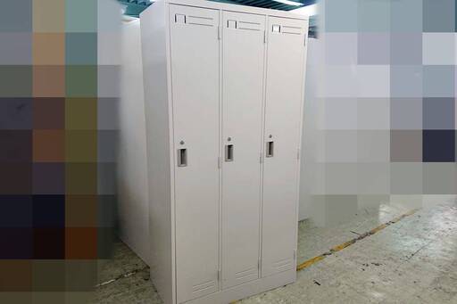 山口)KOKUYO　コクヨ　3人用ロッカー　鍵付き　⑮ ◆BIZ1153FCY MC14A