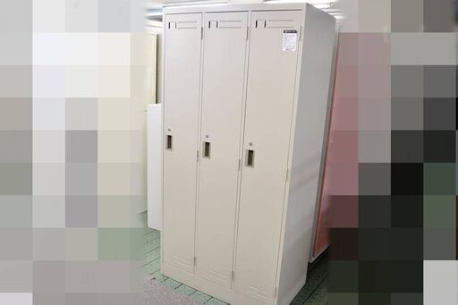 山口)KOKUYO　コクヨ　3人用ロッカー　鍵付き　⑫ ◆BIZ1149FCY MC13A
