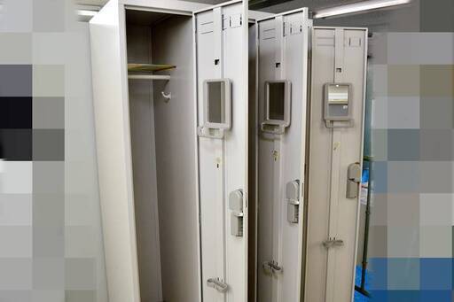 山口)KOKUYO コクヨ 3人用ロッカー 鍵付き ⑳ ◇BIZ1159FCY MC16A
