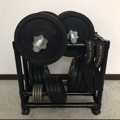ラバーダンベル60kg +インクラインベンチ セット - フィットネス 