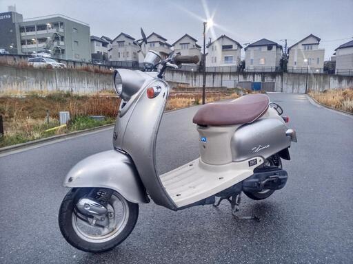 【配送可能\u0026自賠責付き 即乗り可】ヤマハ　ビーノ　ブラウン　2st　原付　50cc　バイク　スクーター