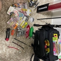 海釣り竿、リール、バックその他セット