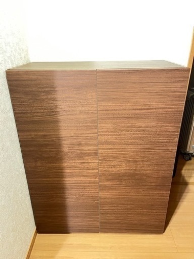 po様取引完了　ウォールナット　シューズボックス　下駄箱　収納棚