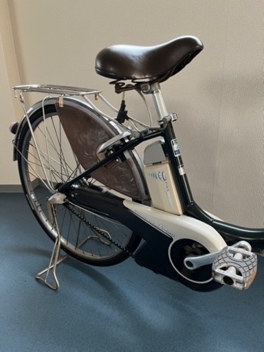 317]送料無料 ヤマハ PAS With 充電器付き 電動自転車 12/30まで大幅値下げ中) YAMAHA PAS 電動自転車 水色 バッテリー&充電