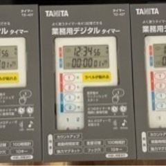 タニタ 業務用デジタルタイマー　新品5つ 