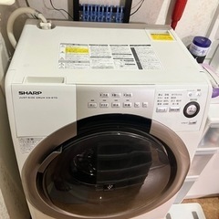 SHARP（シャープ）　ドラム式洗濯機　2016年製