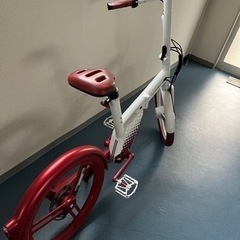 HONBIKE ホンバイク チェーンレス電動自転車 WHITE/RED
