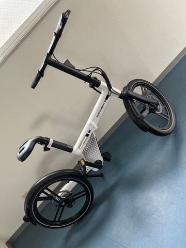 HONBIKE  ホンバイク チェーンレス電動自転車  折り畳み自転車 WHITE/BLACK