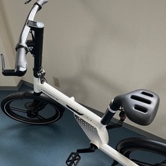 HONBIKE ホンバイク チェーンレス電動自転車 折り畳み自転車 WHITE/BLACK