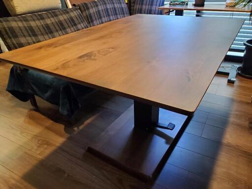 昇降式テーブル 120×80　家具 ダイニングセット