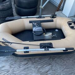 MIGHTY BOAT HM-1 オール付き 空気入れ付き ボート アウトドア 川
