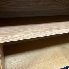 無印良品　食器棚　オーク材　ユニットシェルフ