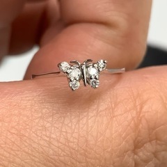 売り切れました。K18 18金　ダイヤモンドリング　0.7g ダイヤ　 0.08ct