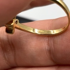 売り切れました。K18 18金 ダイヤモンドリング 3.1g ダイヤ 0.22ct 約10号