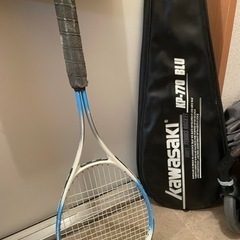 【中古】軟式テニスラケット KAWASAKI