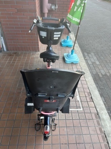 20インチ ブリヂストン 前後チャイルドシート付き三人乗り電動アシスト