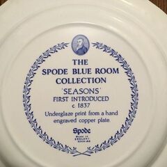ディナー皿　イギリス製　Spode The Blue Room \