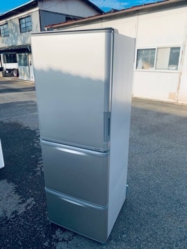 シャープ ノンフロン冷凍冷蔵庫SJ-W353G-N