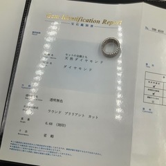 Pt900 プラチナ900 ダイヤモンドリング エタニティリング 14.5g ダイヤ 