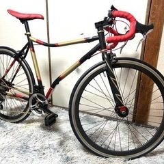 ロードバイク27インチHIGH.VOLTAGE、SHIMANO1...