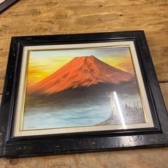 絵画富士山