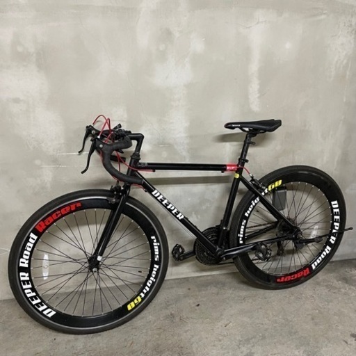 DEEPER 700C ロードバイク アルミフレーム 軽量 21段変速 DEEPER ロードバイク 700C 自転車 アルミフレーム シマノ21段変速 700