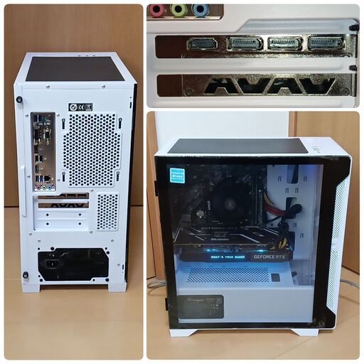極美品 爆速ゲーミングPC Ryzen RTX3070 メモリ32G SSD1T 0318 RTX3070