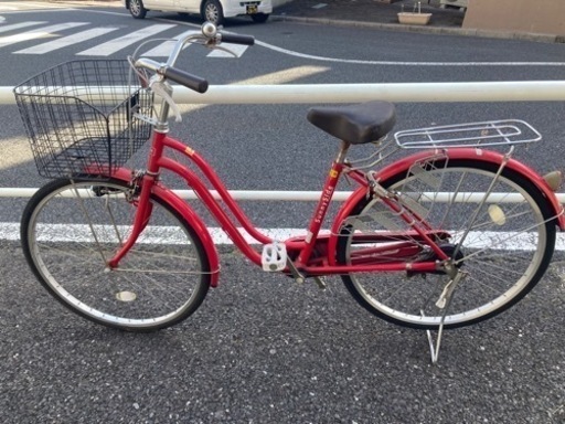 自転車 赤