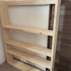 木材　本棚　DIY 