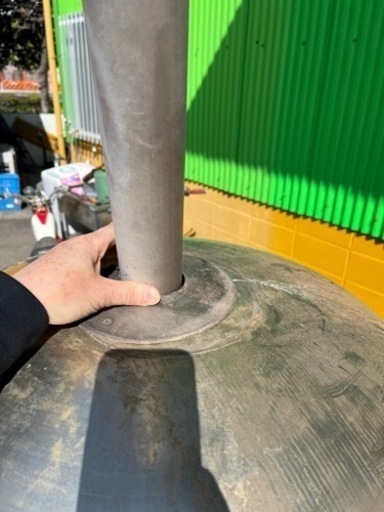 雨水タンク ステンレス 高さ158センチ