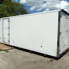 【香取市】保冷コンテナ 横扉付き (No.Y-172) 長さ約320cm×幅187cm×高さ205cm 右扉固い (株)トラストカーゴ 香取市】保冷コンテナ 横扉付き (No.Y-172) 長さ約320cm×幅187cm×高さ