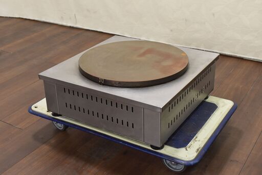 【ヤ取終了4/5】≪yt1199ジ≫ エイシン電機 電気クレープ焼器 EC-2000 三相200V 卓上型 幅50cm 奥行50cm 鉄板 業務用 通電OK 現状品 51119-02+ ヤ取終了4/5】≪yt1199ジ≫ エイシン電機 電気クレープ焼器 EC-2000 三