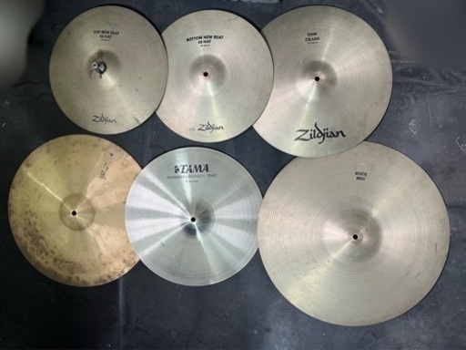 ドラム　Zildjian ジルジャン他　シンバル