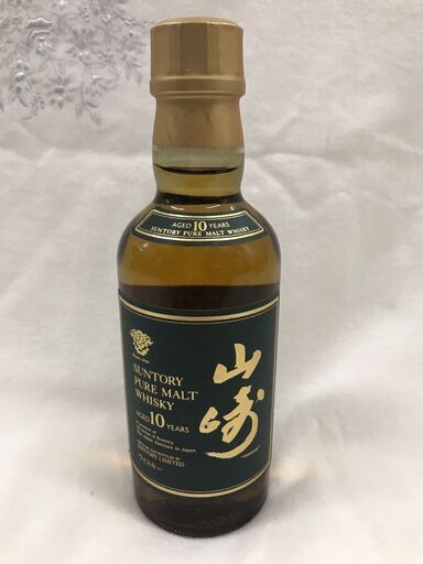 ウィスキー　山崎ピュアモルト　10年　180ml
