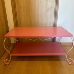姫系　ピンク　ローテーブル