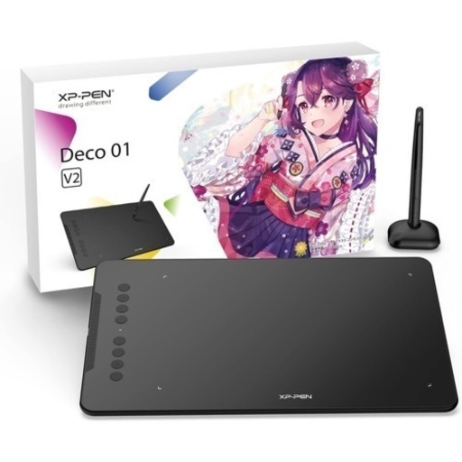 XP-Pen Deco 01 V2 ペンタブレット 板タブ