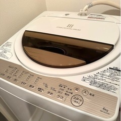 予約者決定　お取引6月上旬　洗濯機　TOSHIBA 6kg