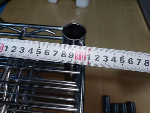 【4段分】スチールラック パーツ スチール棚 ルミナス 幅180×奥行90タイプ (25mm) スリーブ付 SR1890