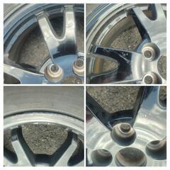 トヨタ プリウス(DAA−ZVW30) 純正15㌅アルミホイールと15㌅タイヤ(BRIDGESTONE ECOPIA EP150)の4本セット