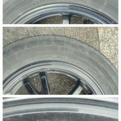 トヨタ プリウス(DAA−ZVW30) 純正15㌅アルミホイールと15㌅タイヤ(BRIDGESTONE ECOPIA EP150)の4本セット