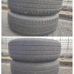 トヨタ プリウス(DAA−ZVW30) 純正15㌅アルミホイールと15㌅タイヤ(BRIDGESTONE ECOPIA EP150)の4本セット