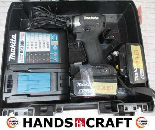 makita マキタ TD173 インパクトドライバ 中古品 18V 6.0Ah バッテリー×2 充電器 【ハンズクラフト宜野湾店】